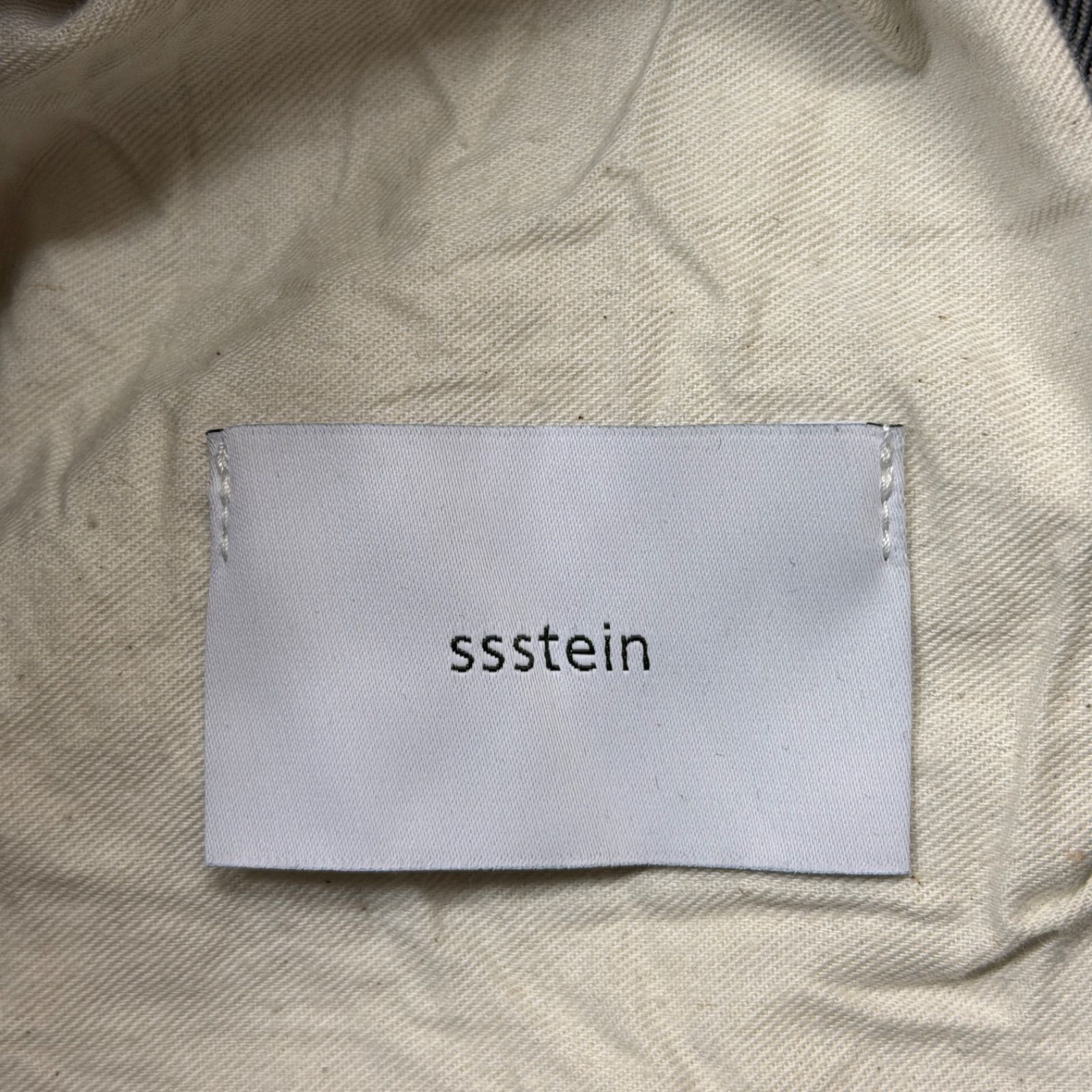 参考上代52800円 未使用 stein(ssstein) 24AW ECO DENIM SIDE ZIP EASY