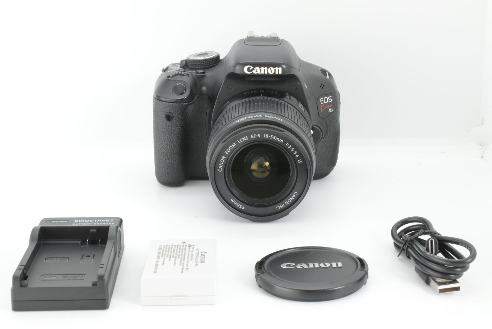 シャッターカウント 76326回】Canon EOS Kiss X5 EF-S 18-55mm IS Lens