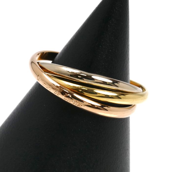 CARTIER カルティエ K18YG/PG/WG トリニティ les must de リング・指輪