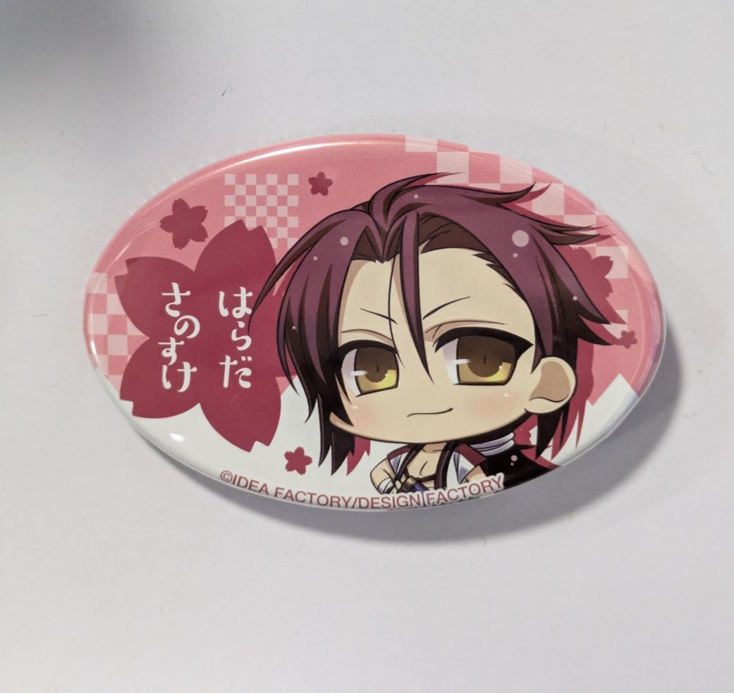 原田左之助 オトメイト 楕円形缶バッジクション 薄桜鬼 遊戯録 Vol.1