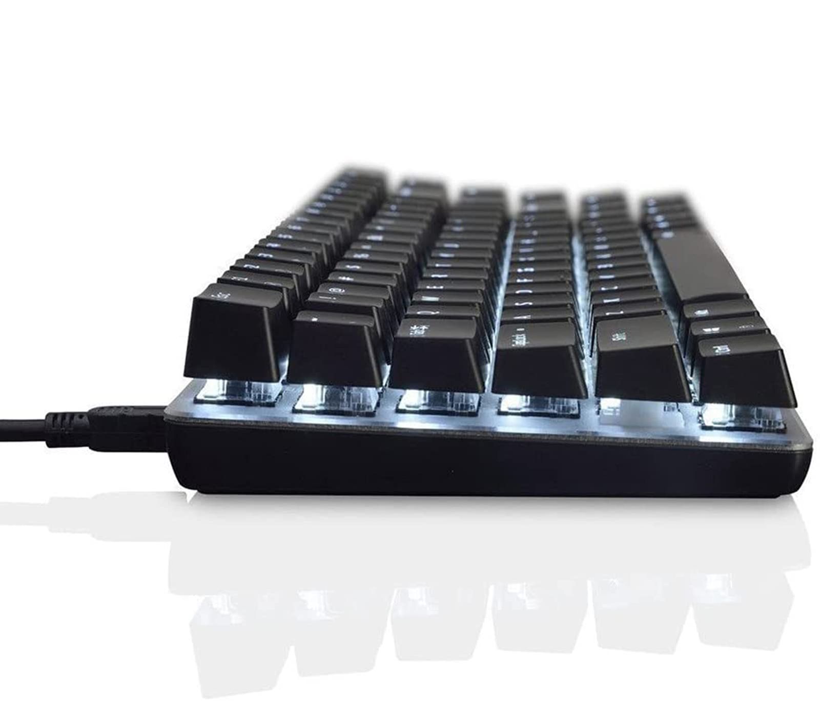 新品 Ajazz AK33 ゲーミングキーボード 82キー 防衝突 防水 メカニカル