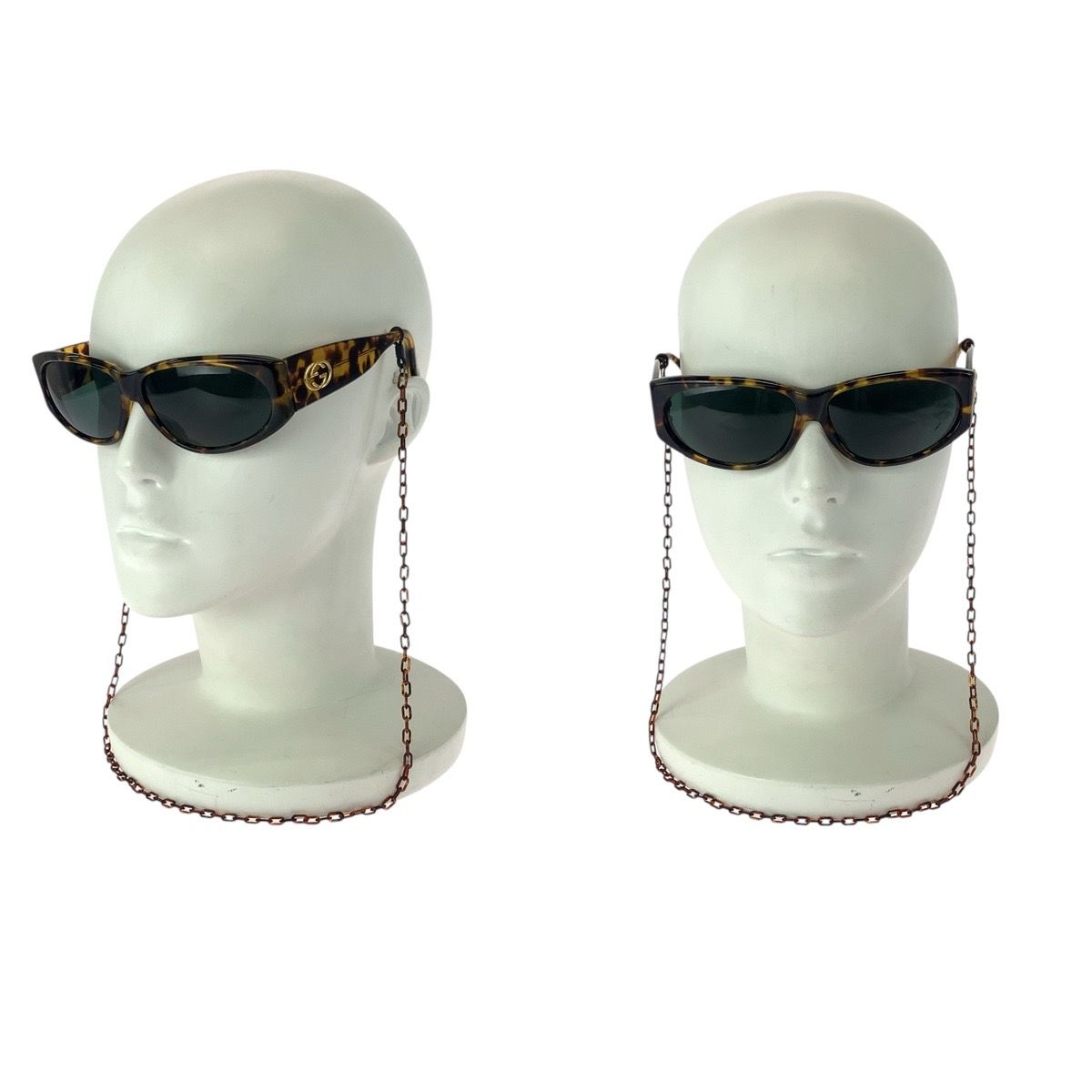 GUCCI グッチ ベッコウ柄 ブラウン ゴールド金具 プラスチック GG 2151