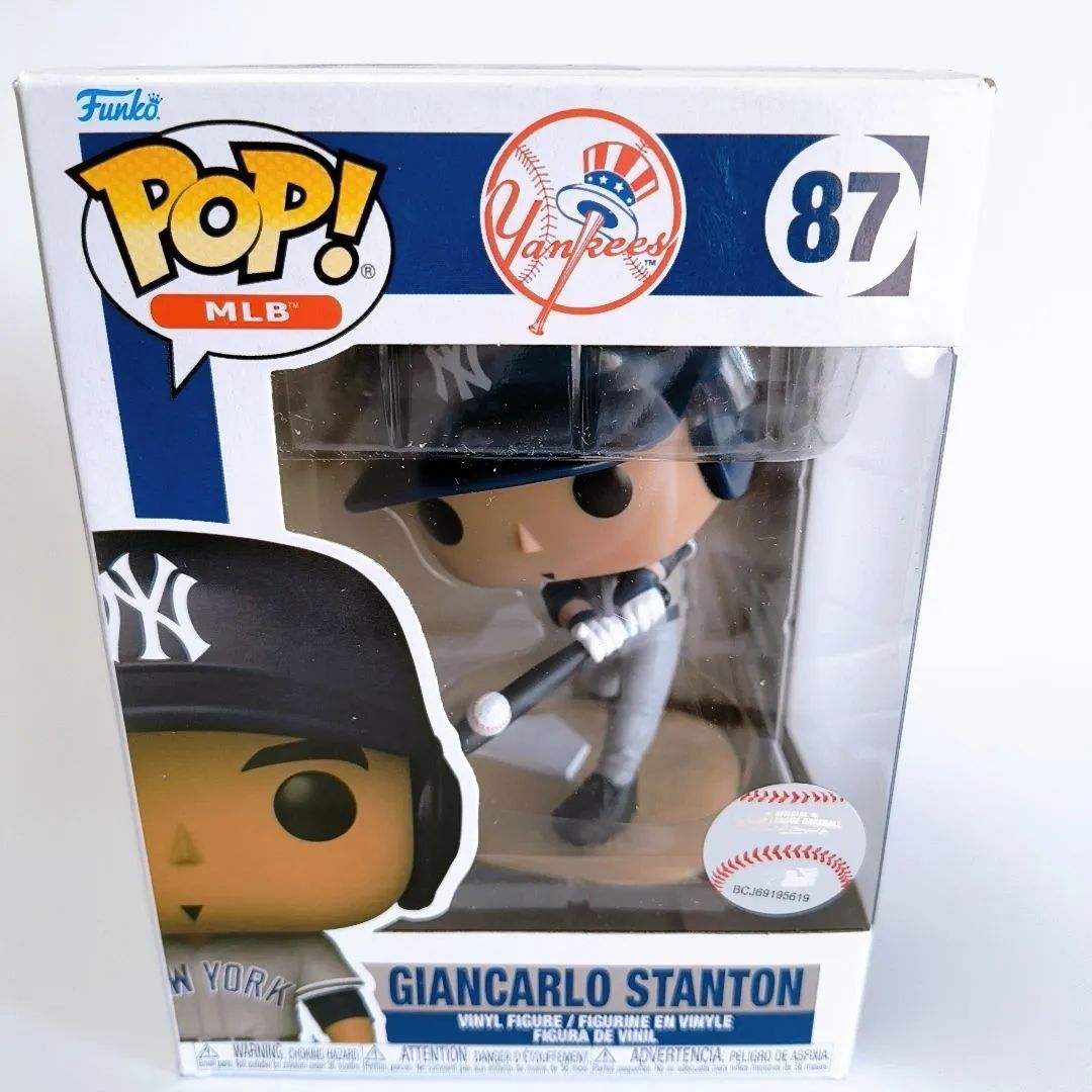 新品未使用品　ジャンカルロスタントン　ユニフォーム　ニューヨークヤンキース 新品未開封・日本未発売】Funko Pop! ジャンカルロ・スタントン