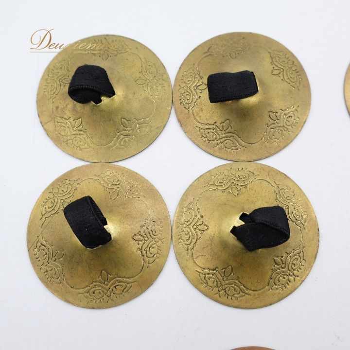 ベリーダンス ジル 全4組 まとめ売り 金 銀 フィンガーシンバル ミニ