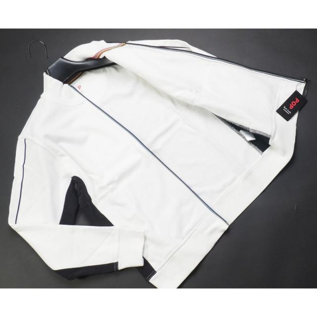 新品正規品 Paul Smith ポールスミス 裏毛 ストライプジップアップ