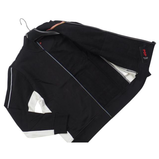 新品正規品 Paul Smith ポールスミス 裏毛 ストライプジップアップ