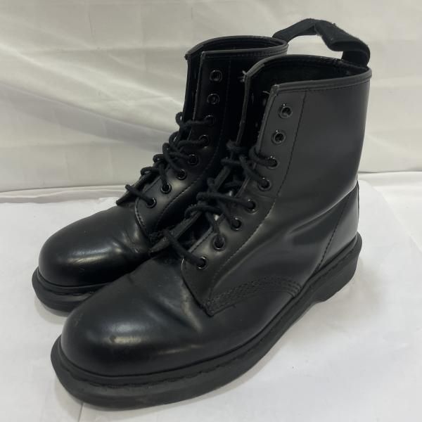 中古】Dr.Martens 8 ホールブーツ サイズUK7 オールブラック[19