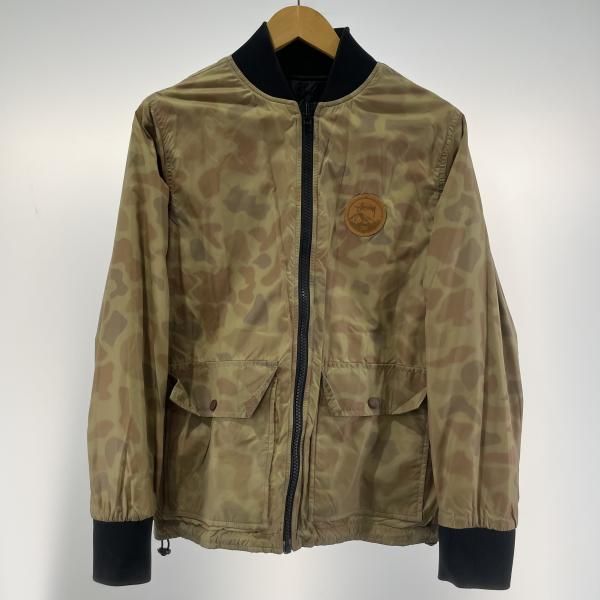 中古】STUSSY リバーシブルジャケット カモフラ/ブラック ステューシー