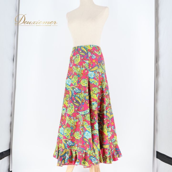 フラメンコ 衣装 ファルダ スカート ボランテ フリル 柄 模様