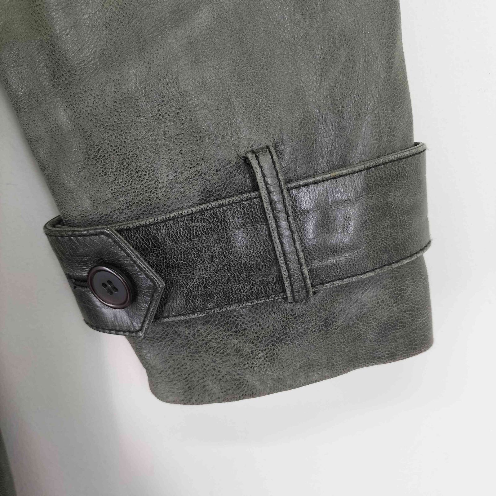 キャサリンハムネットロンドン KATHARINE HAMNETT LONDON レザーダブル 