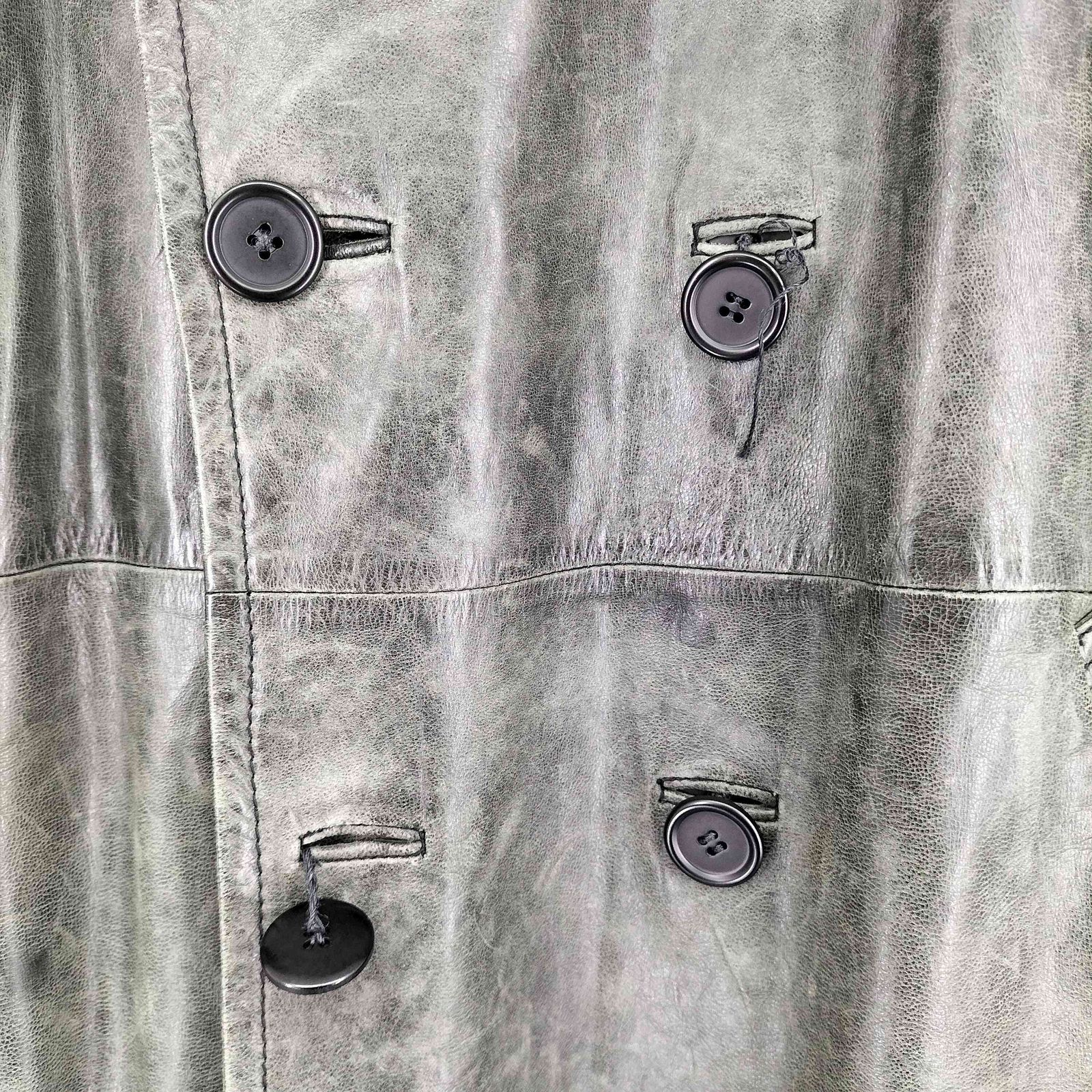キャサリンハムネットロンドン KATHARINE HAMNETT LONDON レザーダブル