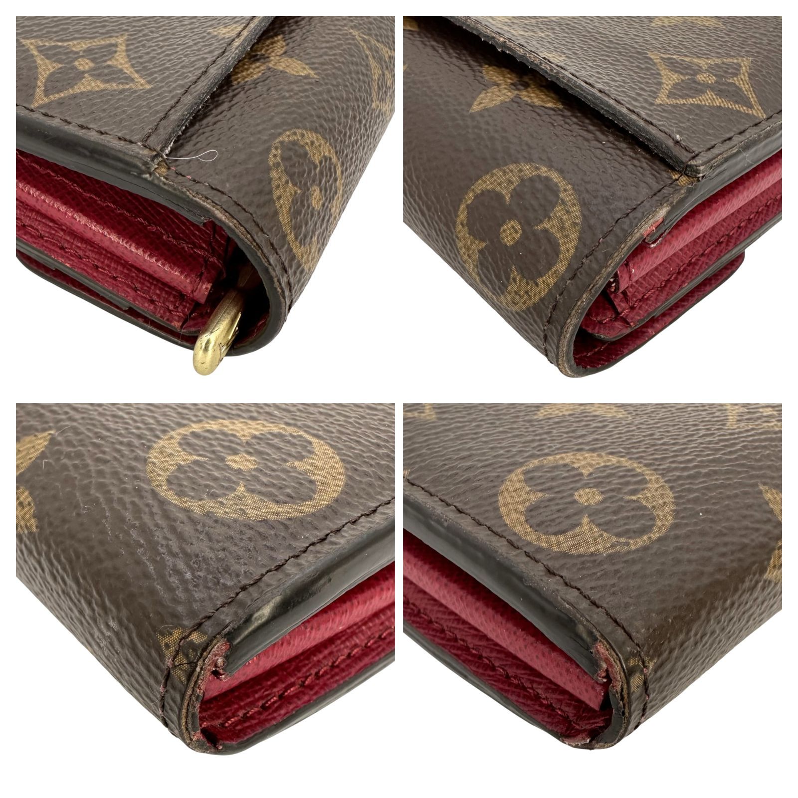 【まみむめも】ルイヴィトン　エピ　ポルトフォイユサラ　フューシャ Louis Vuitton】 ルイ・ヴィトン ポルトフォイユ・サラ フューシャ