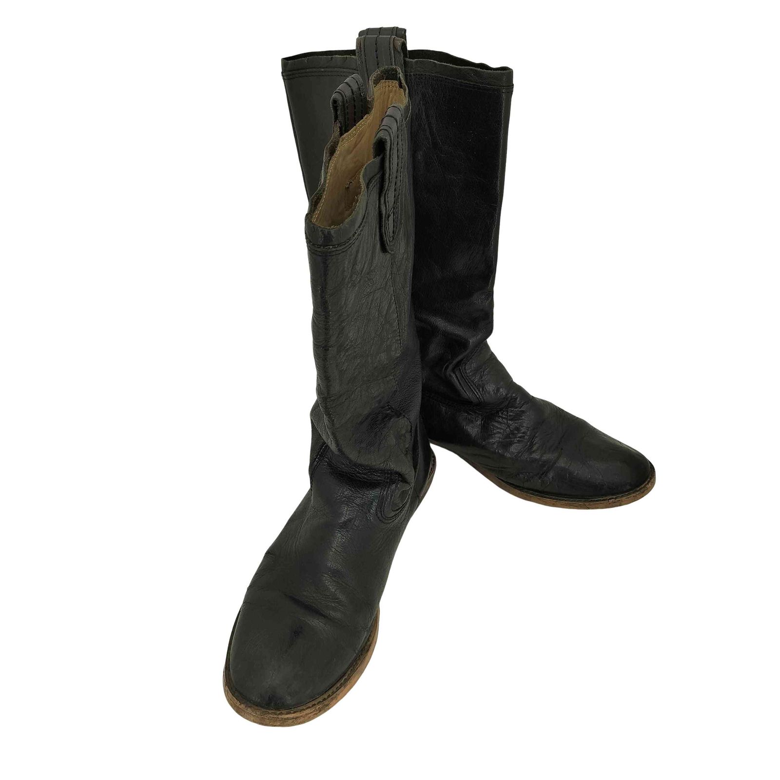 ユーズドフルギ USED古着 レザーエンジニアブーツ レディース LL