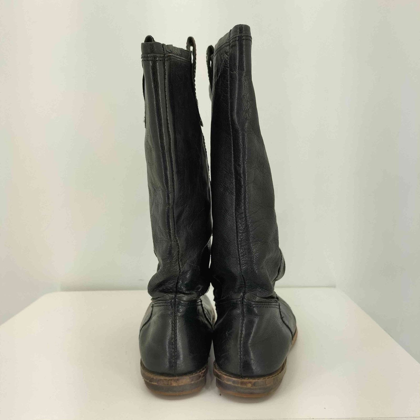 ユーズドフルギ USED古着 レザーエンジニアブーツ レディース LL