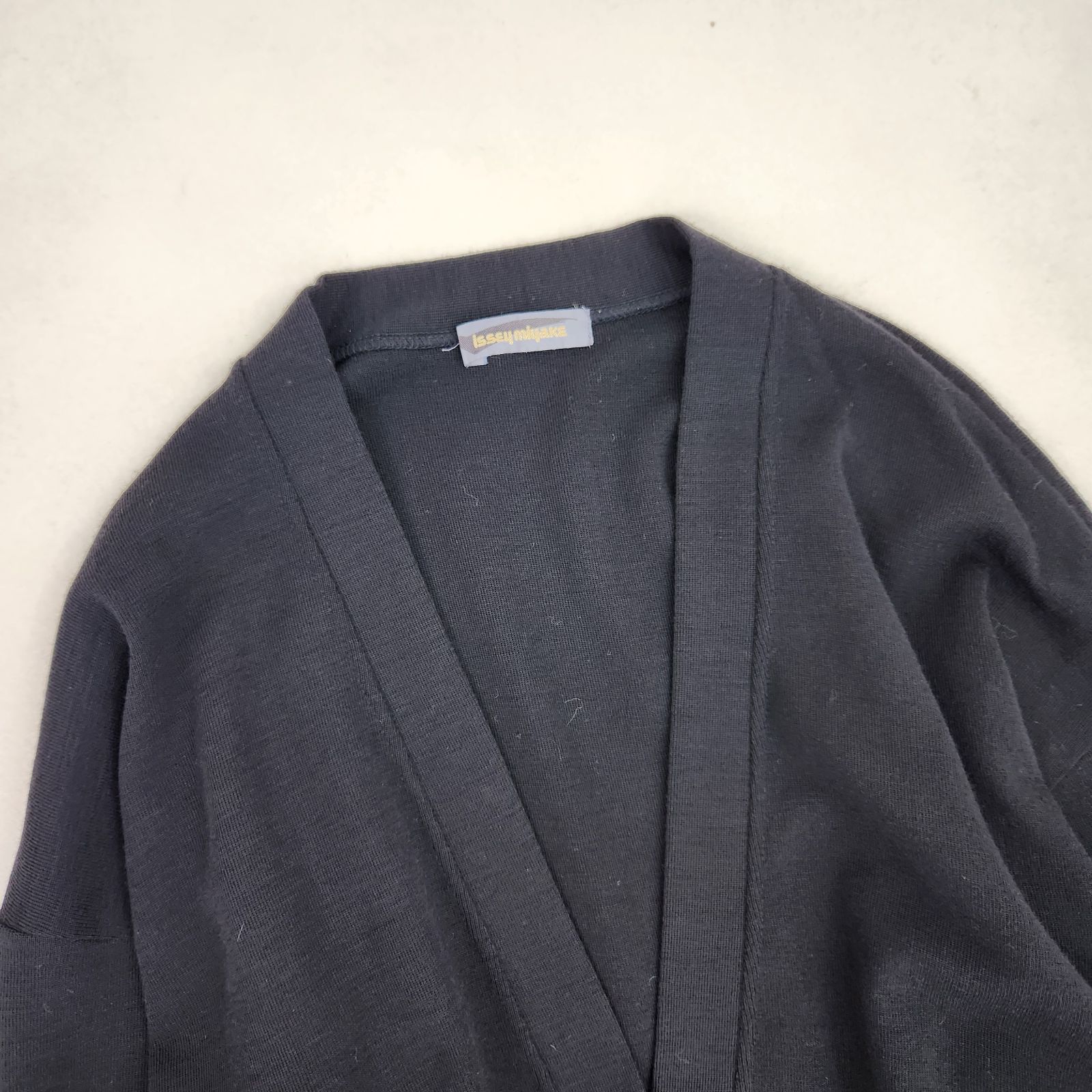 ISSEY MIYAKE MEN 筆タグ ウールカーディガン 白 M ISSEY MIYAKE MEN カーディガン 筆タグ ヴィンテージ archive 変形