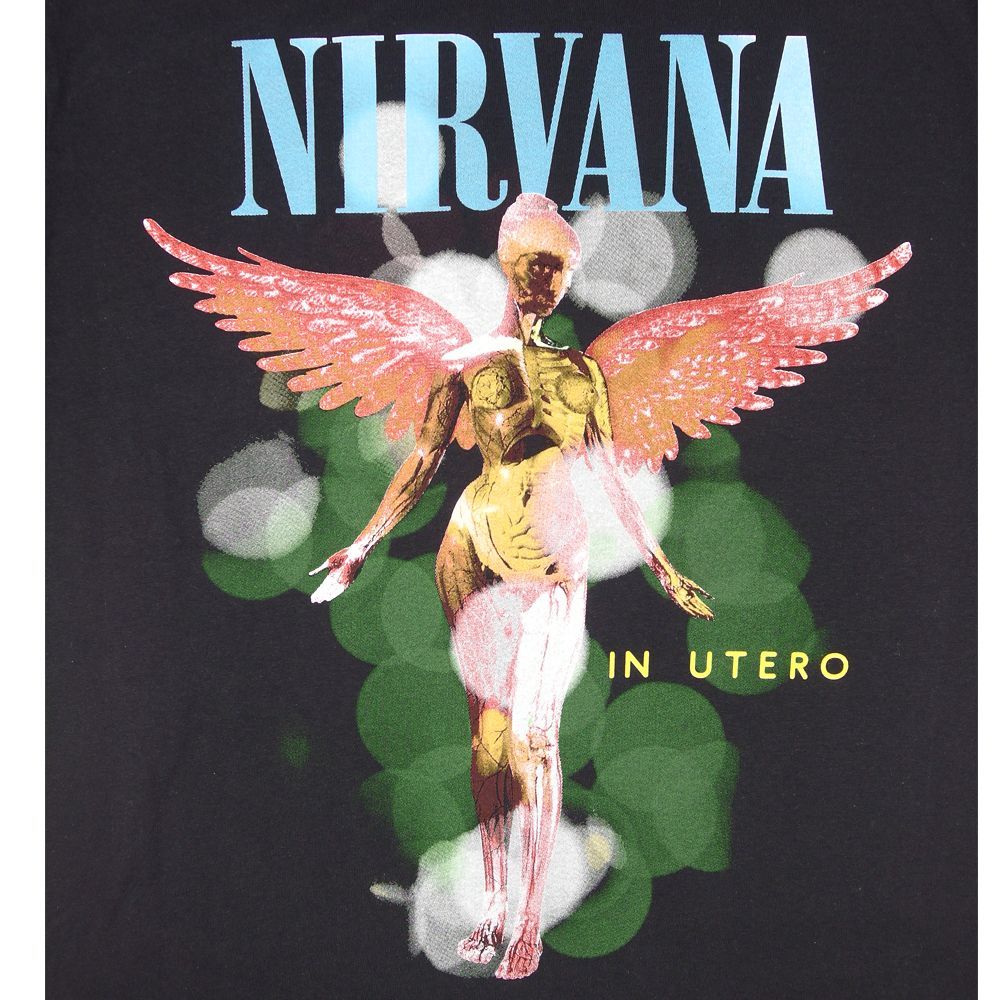 374 NIRVANA ニルバーナ Tシャツ IN UTERO ブラック ニルヴァーナ
