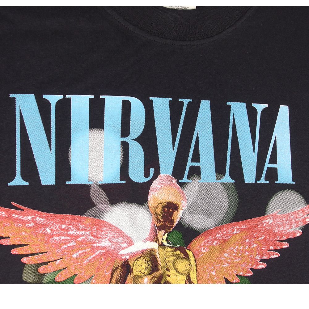 374 NIRVANA ニルバーナ Tシャツ IN UTERO ブラック ニルヴァーナ