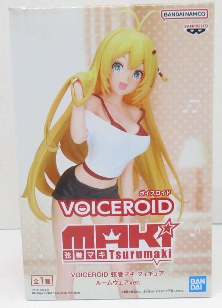【新品未開封】VOICEROID 弦巻マキ フィギュア ルームウェアver. BANDAI SPIRITS フィギュア VOICEROID 弦巻マキ ルームウェアver