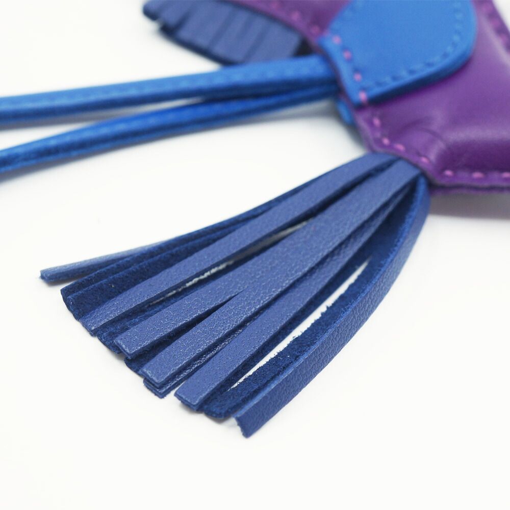 栄】エルメス ロデオチャームPM ヴァイオレット ブルー Z刻印 2021年