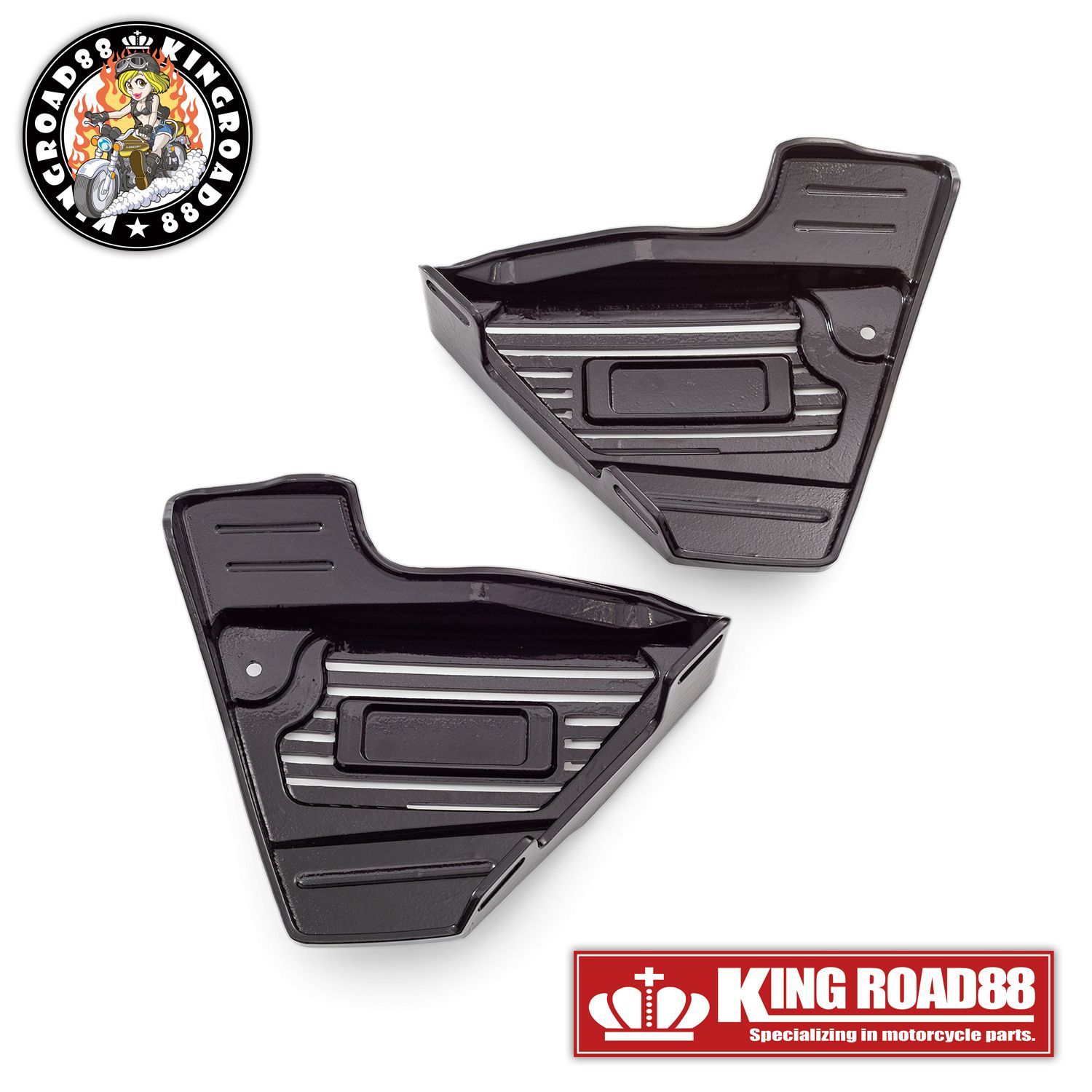 ヤマハ XJR400 前期 4HM サイドカバー アルフィン XJR ブラック