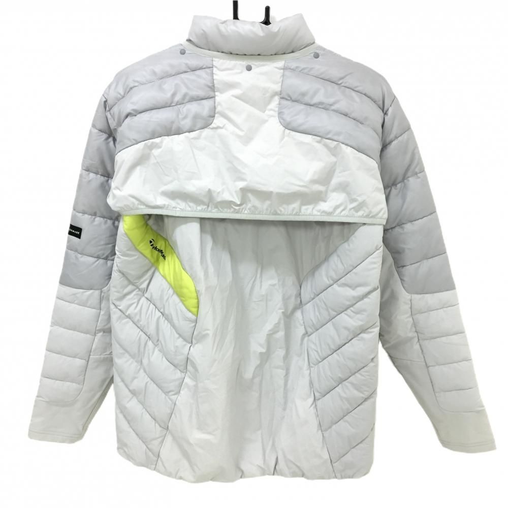 【未使用】テーラーメイド ゴルフ 中綿ジャケット グレー メンズ Sサイズ 超美品】テーラーメイド 2WAY中綿ジャケット グレー ロゴ黒 袖着脱可