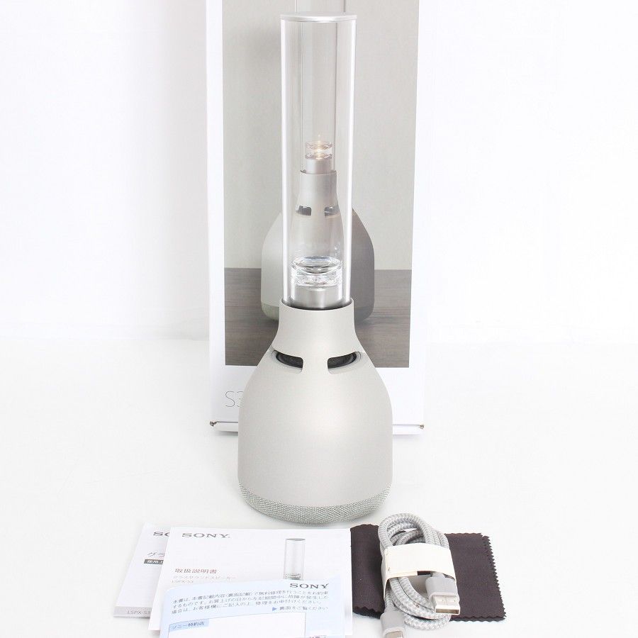 美品】SONY LSPX-S3 グラスサウンドスピーカー Bluetooth LED ハンズ