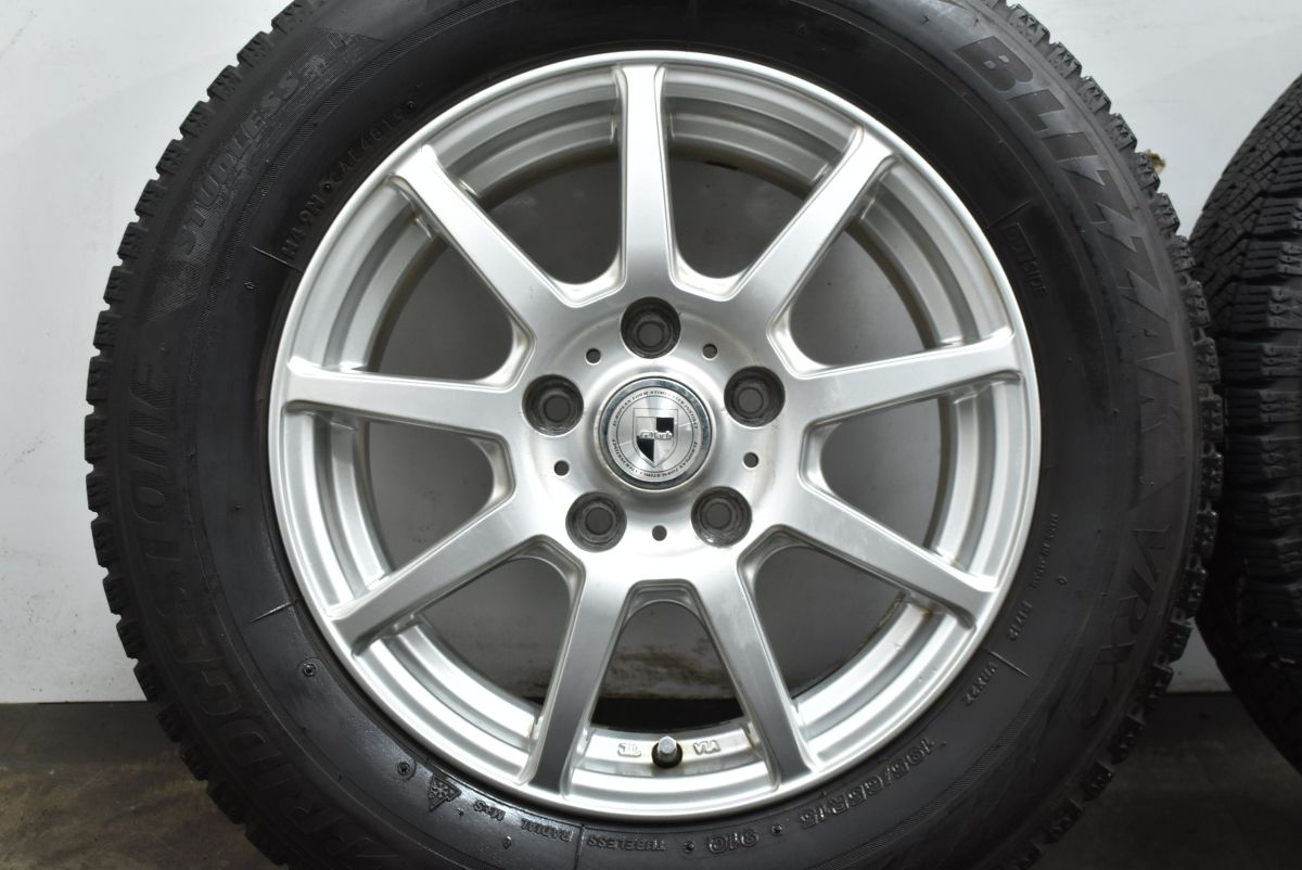 特価品】G-MACH 15in 6J +43 PCD114.3 ブリザックVRX2 195/65R15 ノア 