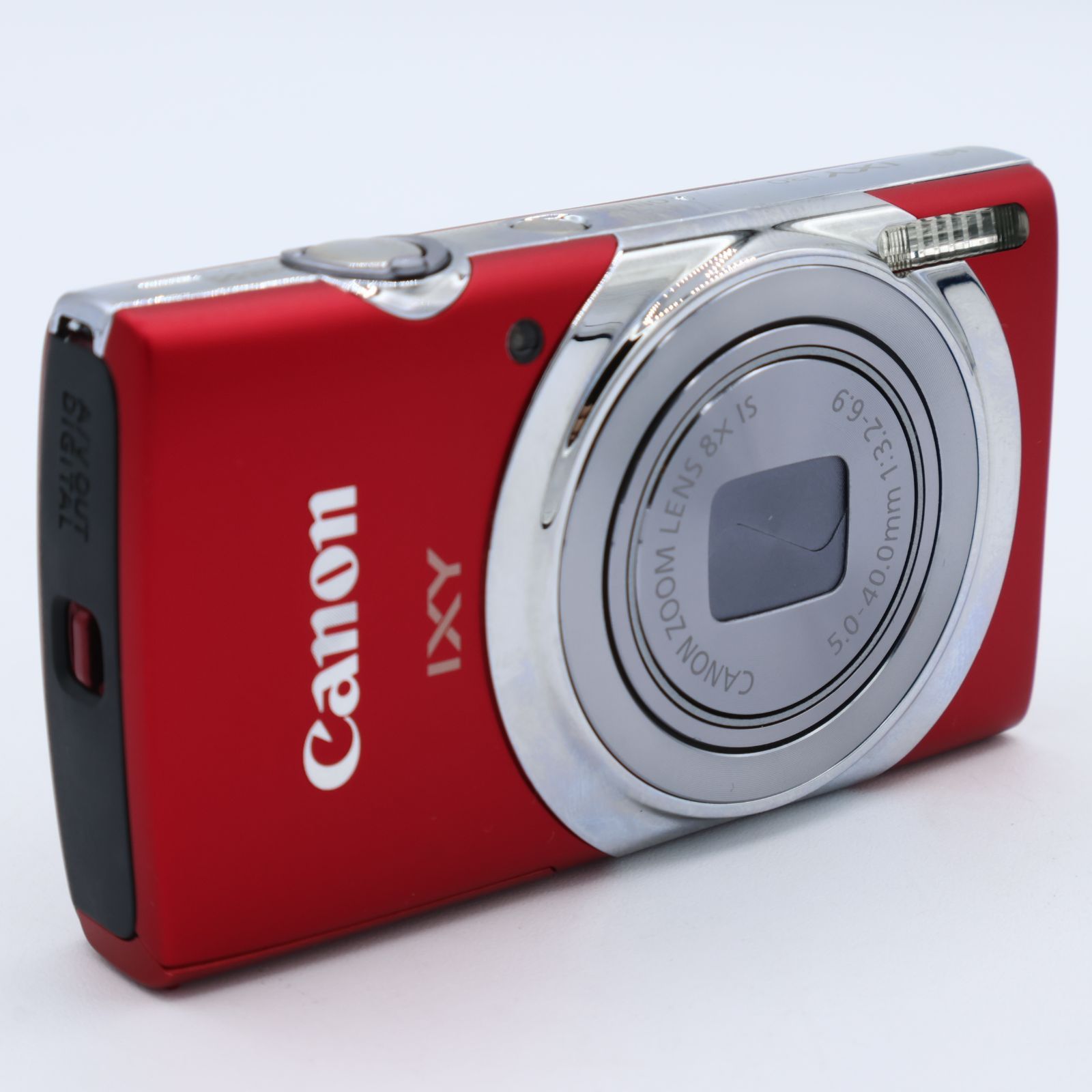 中古品　Canon キャノンIXY 130 コンパクトデジタルカメラ　レッド Canon キヤノン デジタルカメラ IXY 130(RE) 約1600万画素 光学8倍