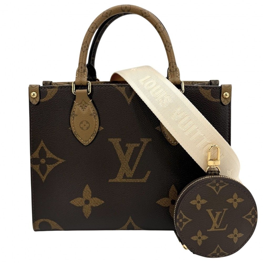 ルイヴィトン 2WAY レディース モノグラムリバース オンザゴーPM