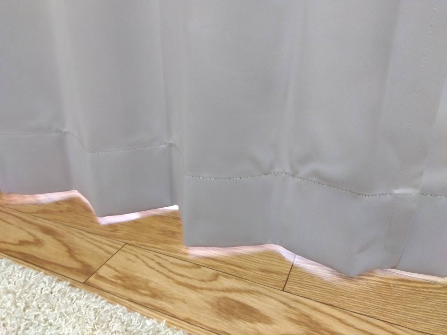 サンゲツ AC2461 遮光ドレープカーテン 幅200cm×丈200cm(カン下