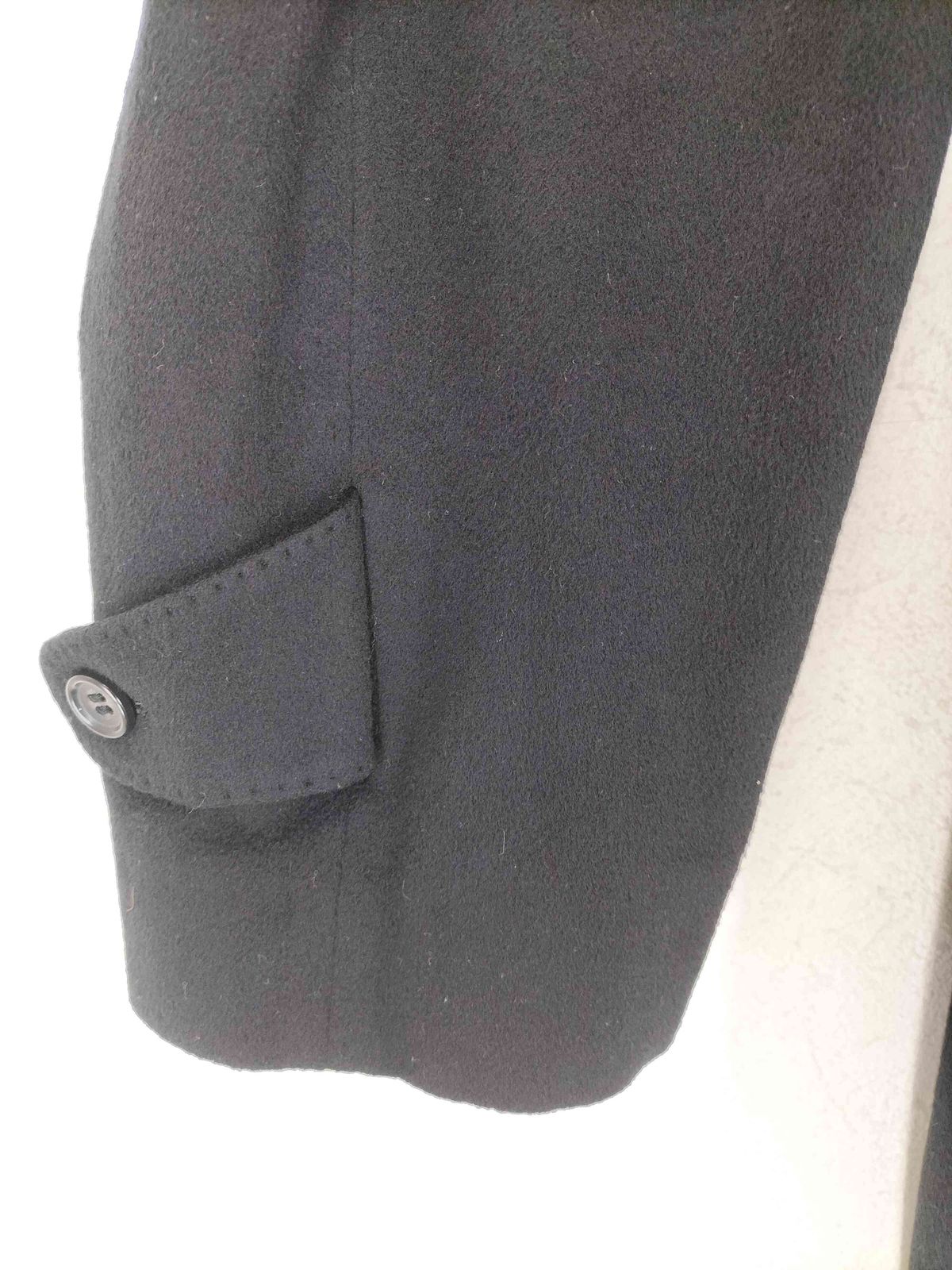 ユーズドフルギ USED古着 pure cashmere 比翼ステンカラーコート