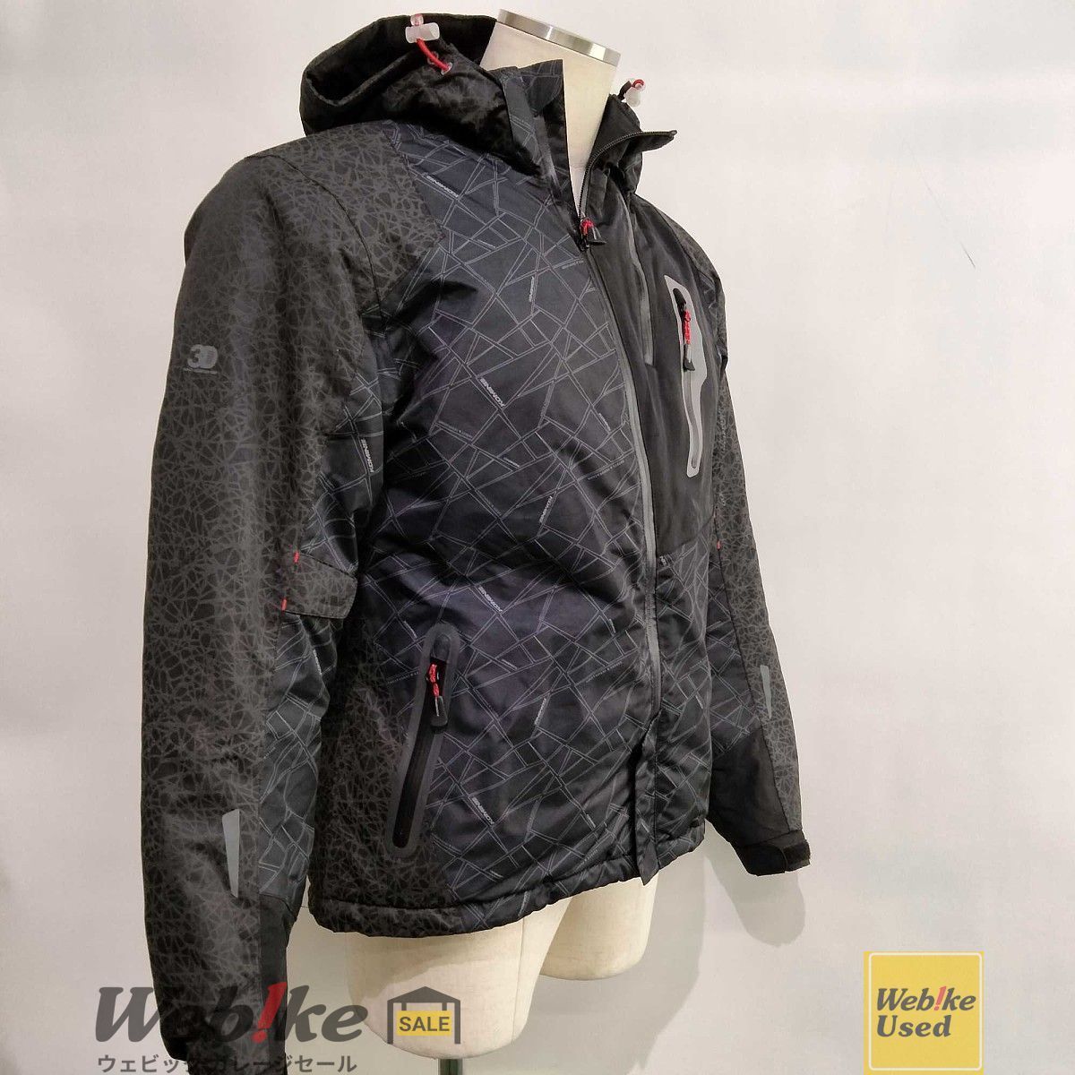 JK-589 プロテクトウインターパーカ KOMINE プロテクトウインターパーカ Smoke L JK-589