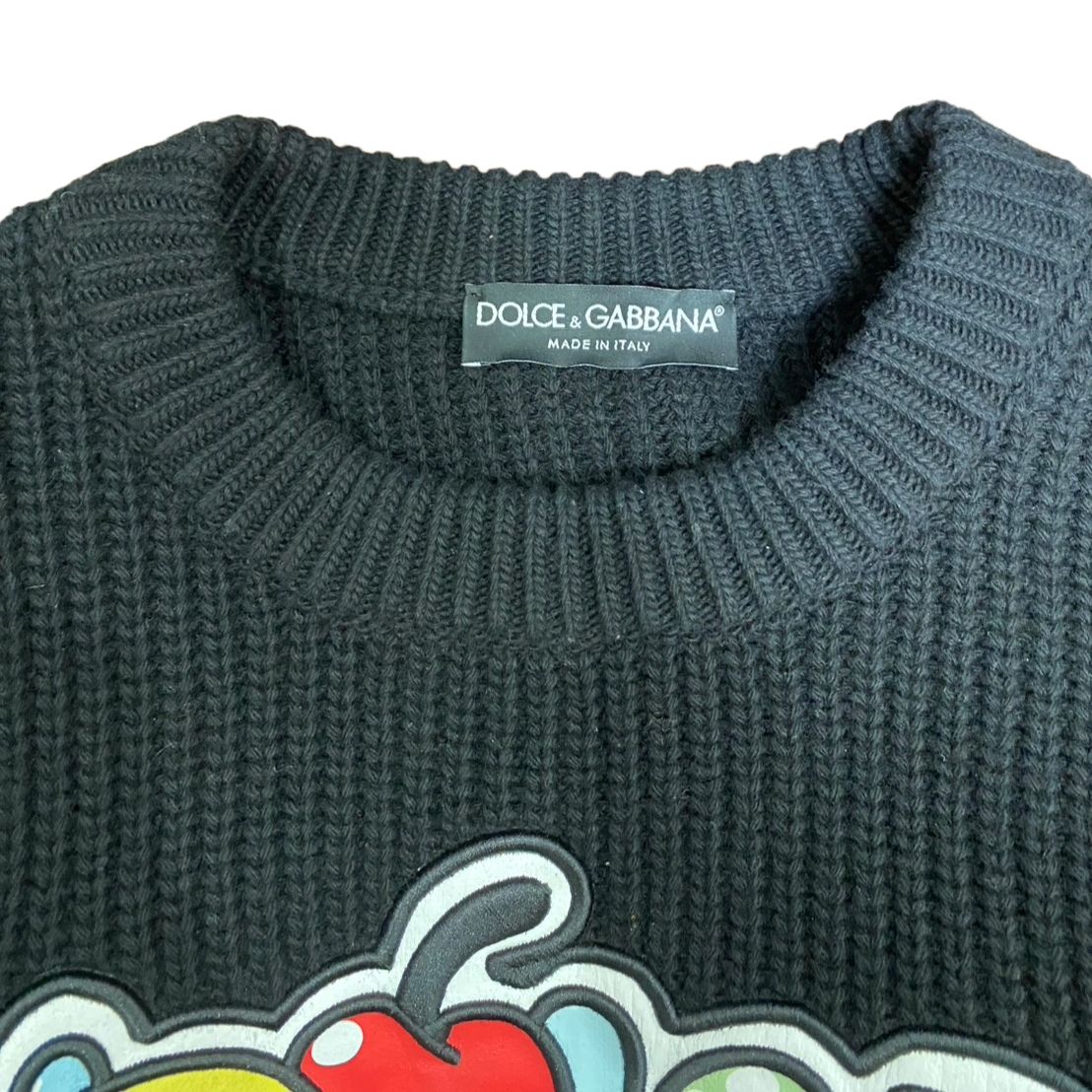ドルチェ＆ガッバーナ Dolce & Gabbana ニット セーター ブラック