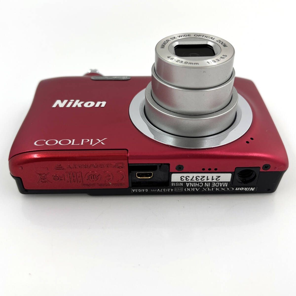 ニコン】Nikon COOLPIX A100 レッド コンパクトデジタルカメラ 動作