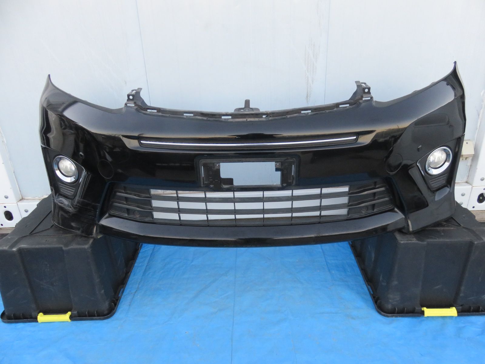 X○20 アルファード S SR 前期 純正 フロントバンパー パール 070 新車 