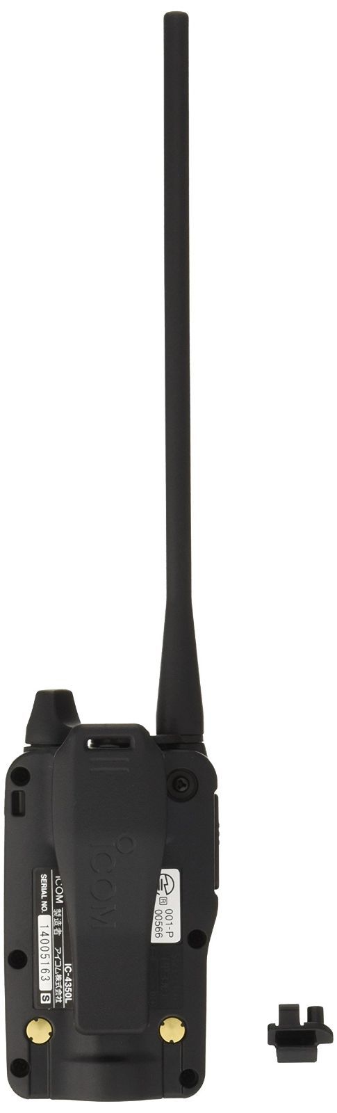 アイコム 特定小電力トランシーバー 47ch中継タイプ ブラック IP67防塵