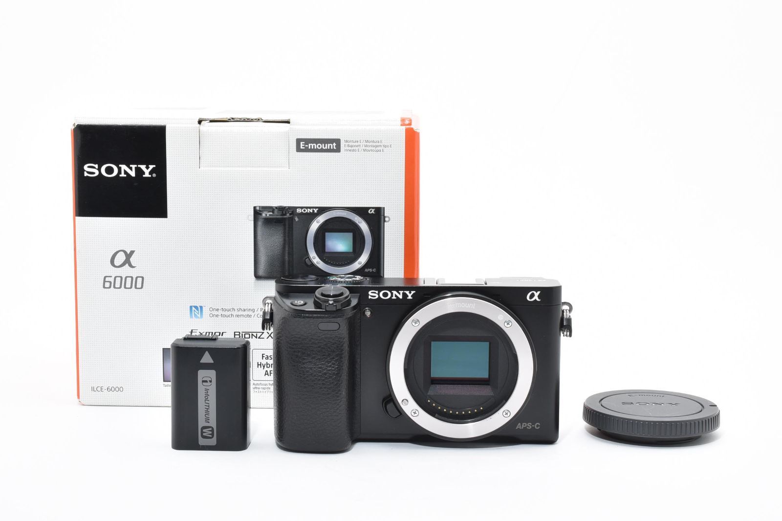 ☆極上☆ ソニー SONY α6000ボディ ILCE-6000 B ブラック 《ショット数