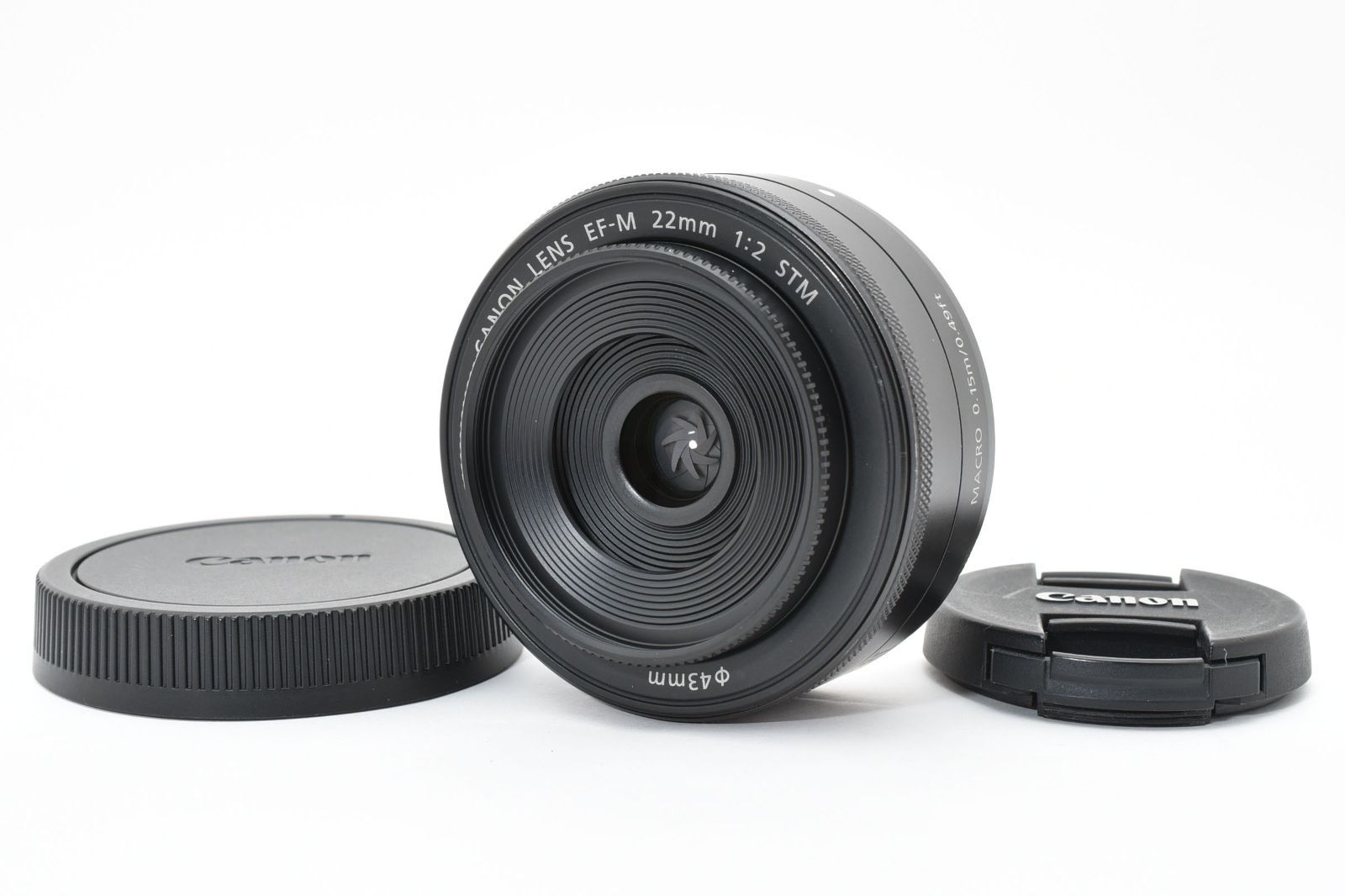 ☆極上☆ キヤノン Canon EF-M 22mm F2 STM ブラック 《別売レンズ