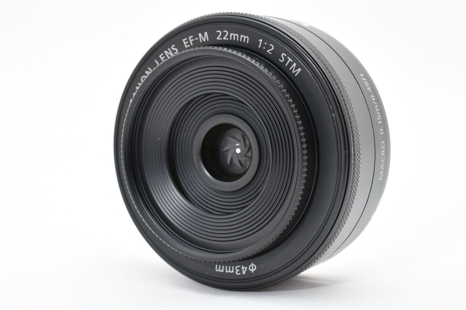☆極上☆ キヤノン Canon EF-M 22mm F2 STM ブラック 《別売レンズ
