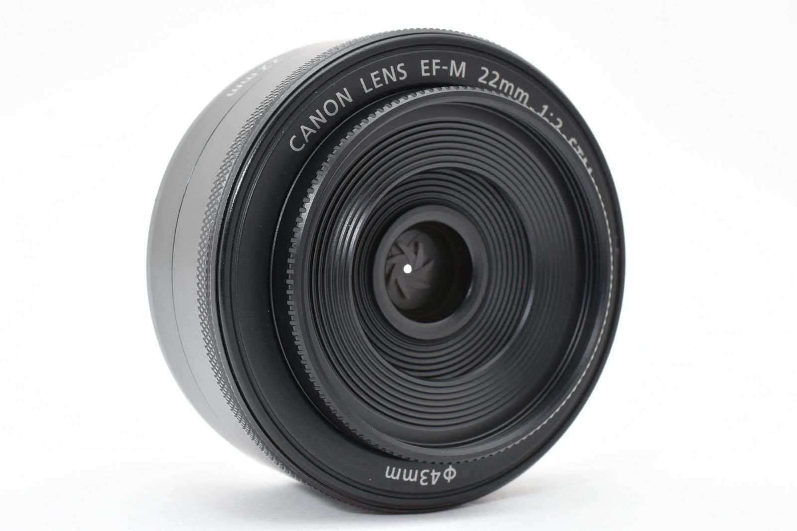 ☆極上品☆ CANON EF-M 22mm F2 STM 前後キャップ付属 ☆極上品