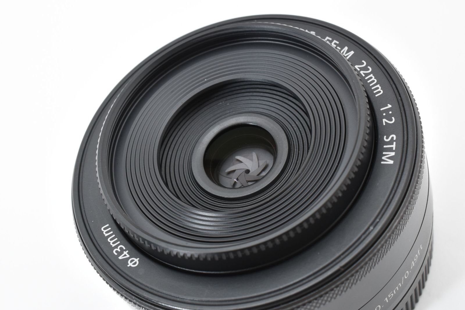 ☆極上☆ キヤノン Canon EF-M 22mm F2 STM ブラック 《別売レンズ