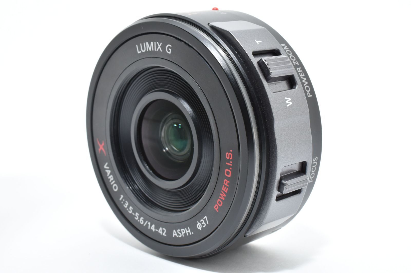 100473☆極上品☆パナソニック　ルミックス G X Vario PZ 14- カメラレンズ LUMIX G X VARIO PZ 14-42mm/F3.5-5.6 ASPH./ POWER