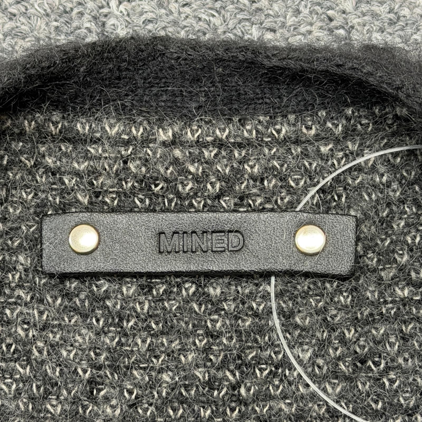参考上代52800円 MINEDENIM Kid Mohair Argyle Washed Knit Long 