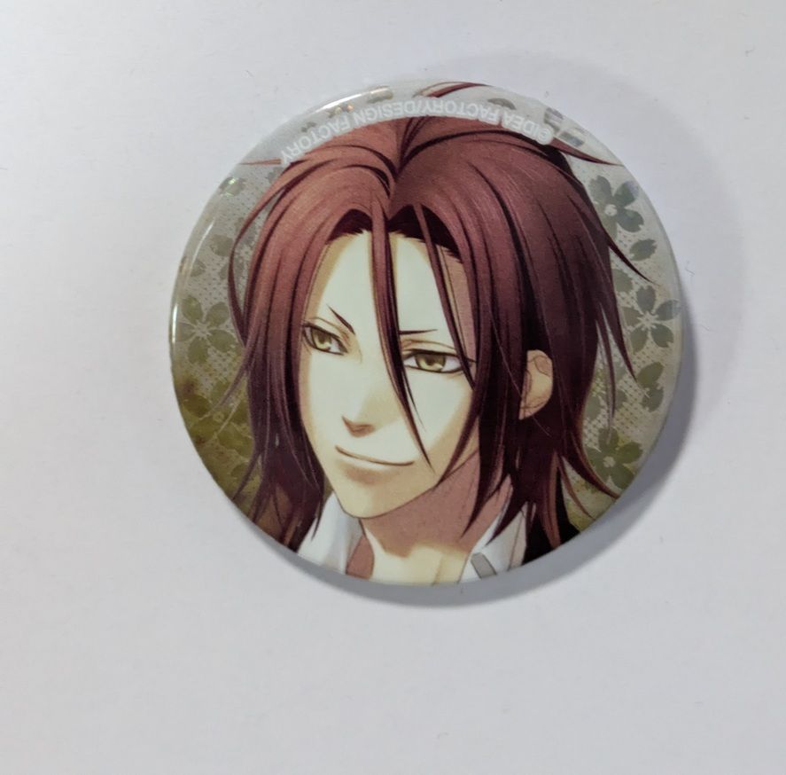 薄桜鬼SSL 原田左之助 ハート缶バッジ 薄桜鬼SSL 原田左之助 ハート缶バッジ 薄桜鬼SSL 原田