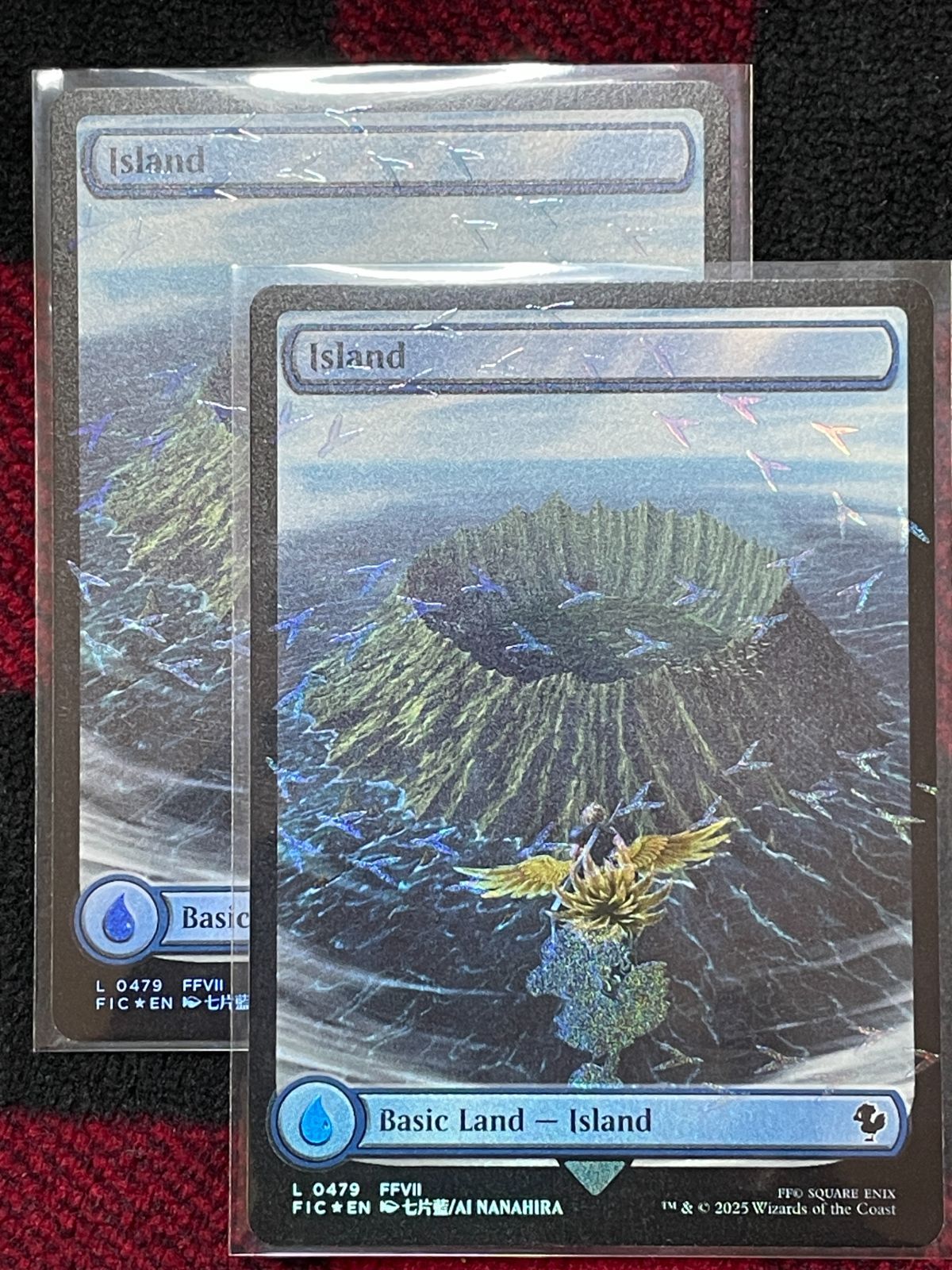 MTG チョコボバンドル 英語版 Foil 基本土地 Island 島 2枚セット