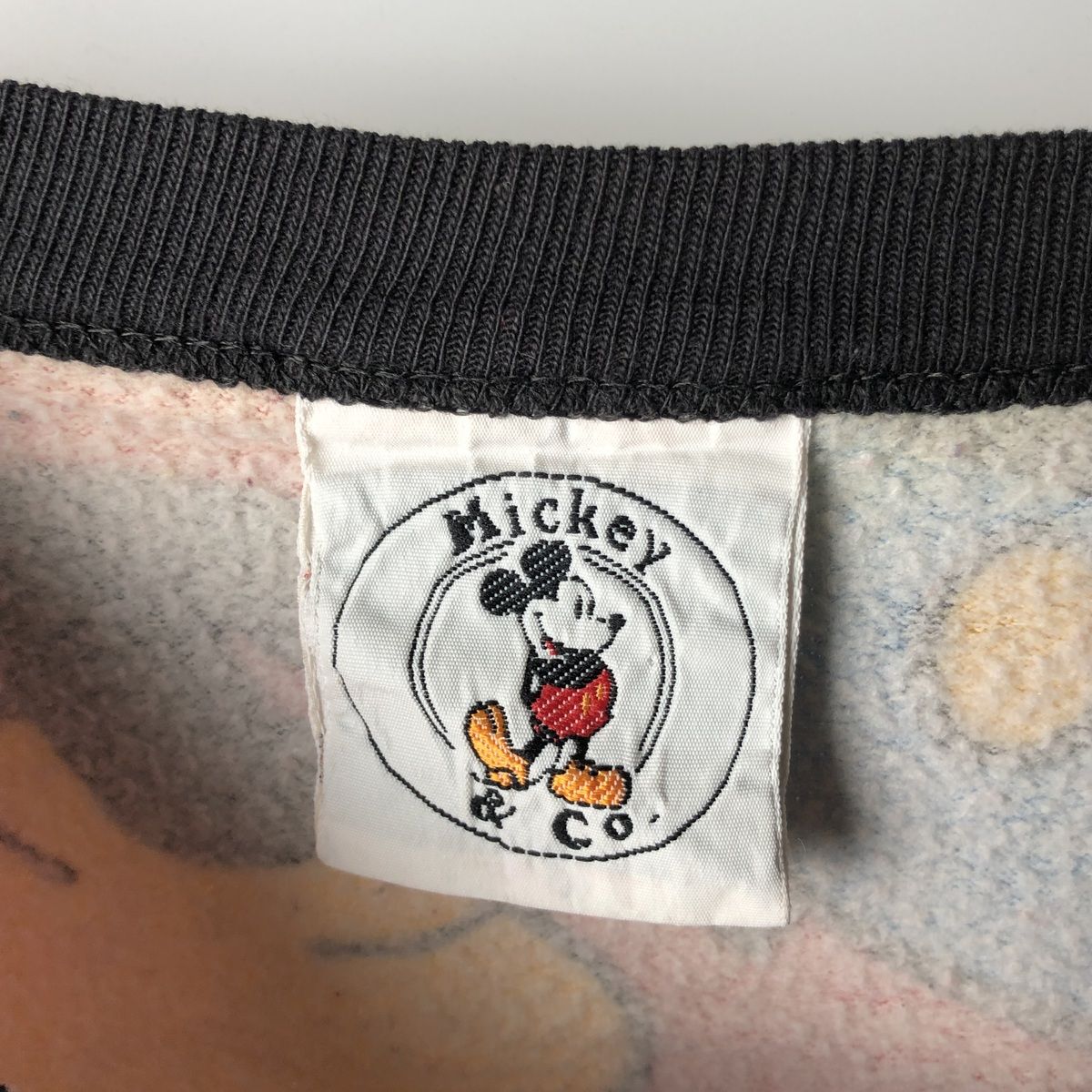 古着 90年代 Micky&Co. MICKEY MOUSE ミッキーマウス オールオーバー 