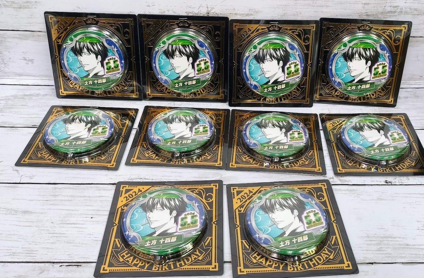 土方十四郎 バースデイ缶バッジ(2024) 10個セット - メルカリ