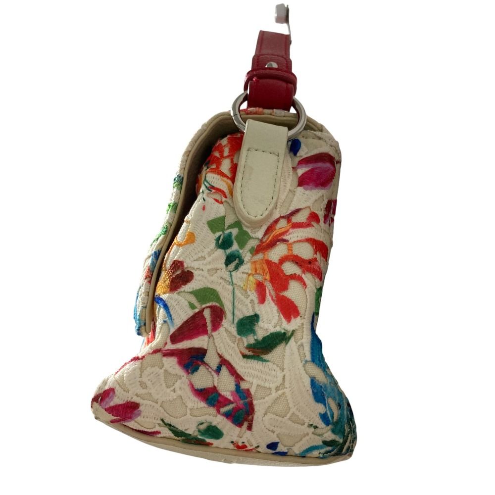良品 Desigual デシグアル アーティレース クロスボディバッグ マルチカラー レディース 古着 中古 USED
