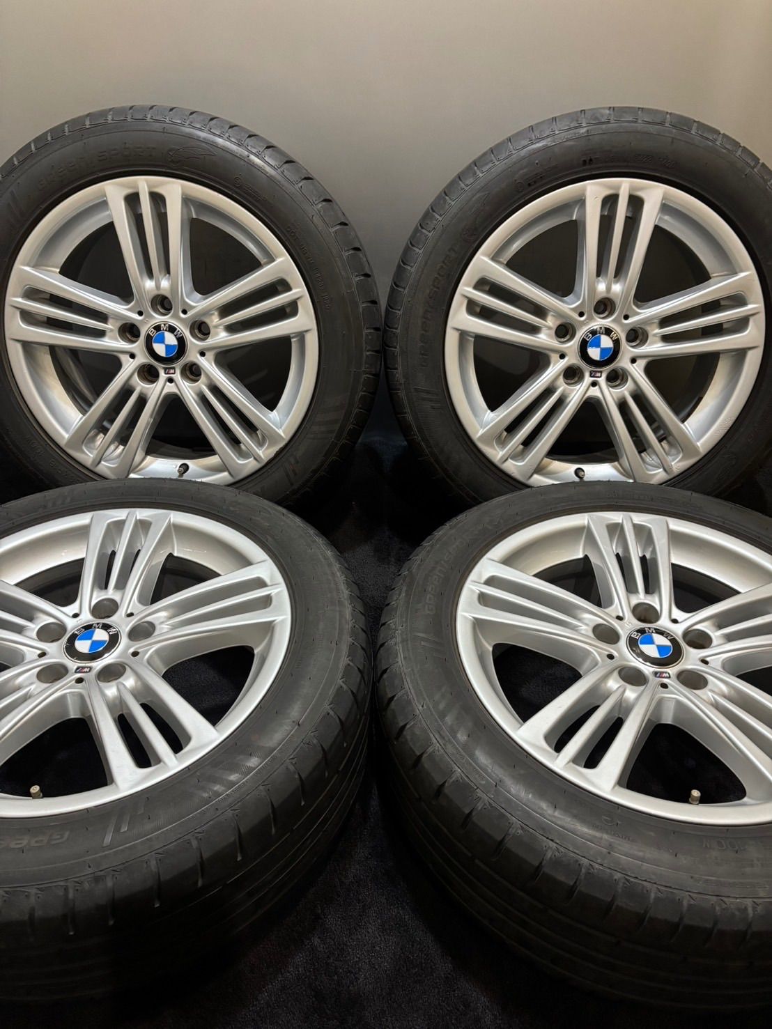 245/50ZR18 NANKANG/GREEN SPORT 20年製 BMW X3 Mスポーツ 純正 18インチ 8J +43 120 5H 夏タイヤ 4本 (1-L276)