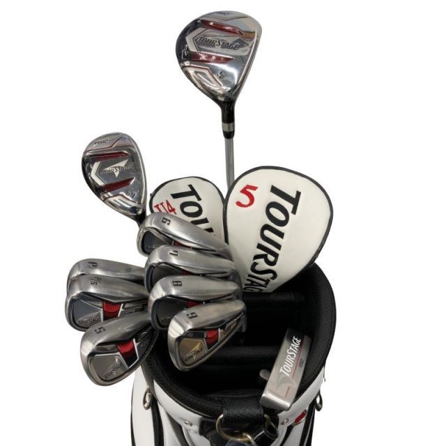 中古】 ブリヂストン TOURSTAGE V002 11S(キャディバッグ付) クラブ